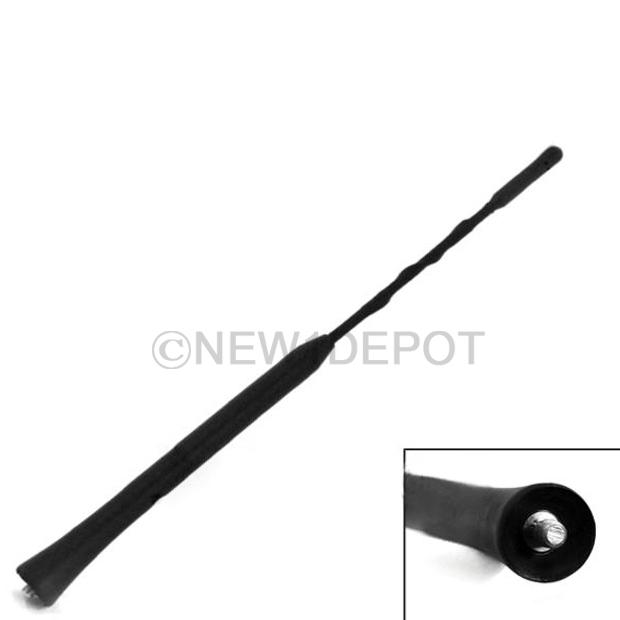 Black roof mast whip amplified am fm radio aerial antenna for vw jetta 1998-2004