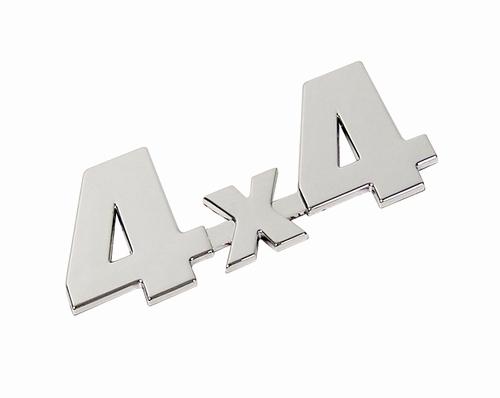 1 chrome '4x4' emblem!!! - fits all gm/gmc truck silverado sierra 1500 2500 3500
