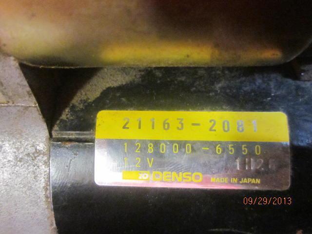 Starter kawasaki engine fb460v 128000-6550 21163-2081 128000-2890 128000-655