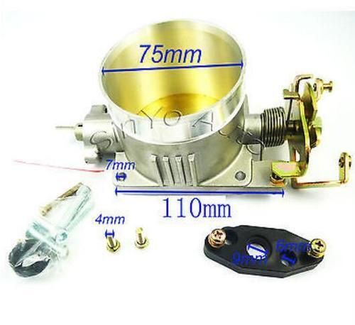 75MM Polished Throttle Body Direct Fits FOR 96-04 Ford Mustang GT 4.6L SOHC GAS, US $33.91, image 13