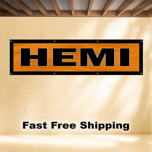 Hemi 2'x8' banner flag dodge mopar