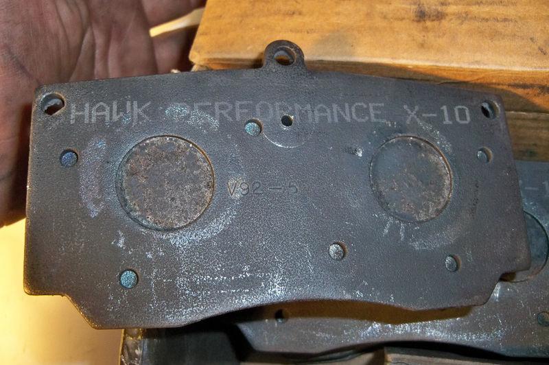 NEW Brembo or Wilwood ft brake pads (7775 style) HAWK x-10 Nascar arca, US $99.00, image 4