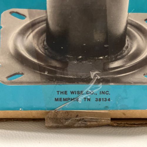 Wise 7" steel pedestal black boat marine 8wd1251 new old stock