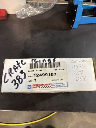 Crate ZZ383 Piston Rings GM #12499107, US $120.00, image 2