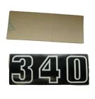 2 oem arctic cat snowmobile 340 decal 3 1/4" x 1 1/4" nos items oem