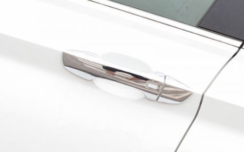 For vw jetta mk7 2019-2024 abs chrome exterior side smart door handle trim 8pcs