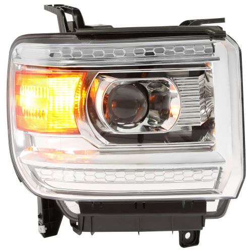 Projector Headlights Chrome Headlamp L+R For GMC Sierra 1500 2500 3500 2014-2019, US $165.00, image 10