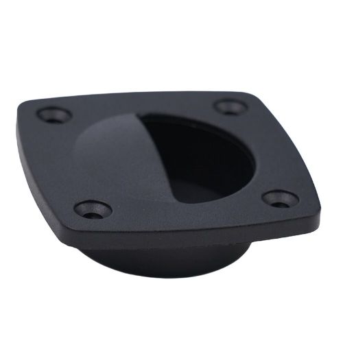 Nylon Black-Square Flush Mount Pull Cabinet Boat Hatch Door Compartment Handle, US $7.24, image 3