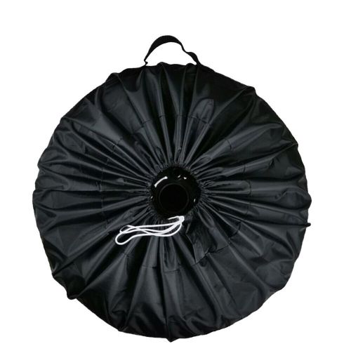 Spare tire cover 13-19" wheel covers black storage bag fit all car suv universal