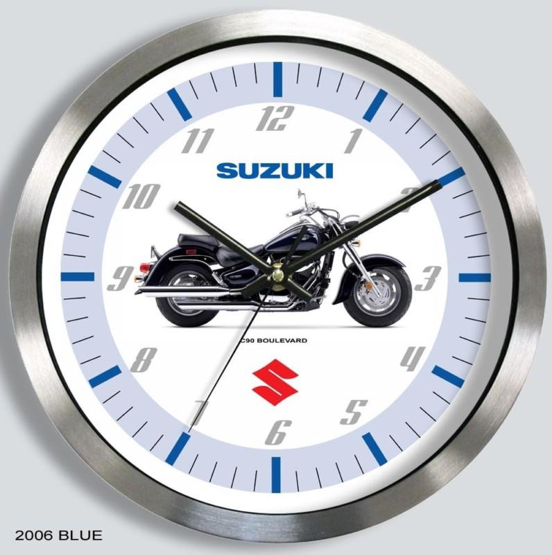 Suzuki boulevard c90 metal wall clock choice of 6 c90se boss intruder vl1500 lc