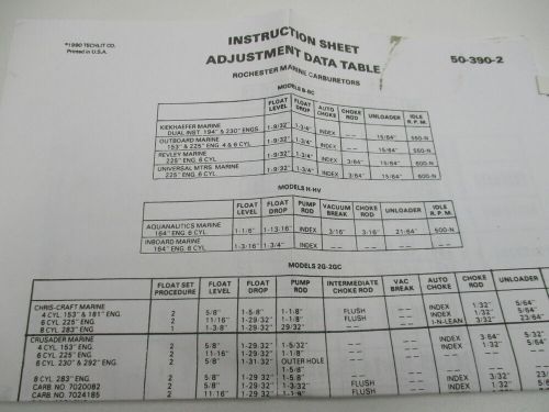 1397-6367A1 Carburetor Repair Kit Mercruiser 2 BBL 470 485 Engines, US $59.99, image 2