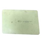 Nos aviation aircraft part  pip reinforcement plate p/n 101107-12