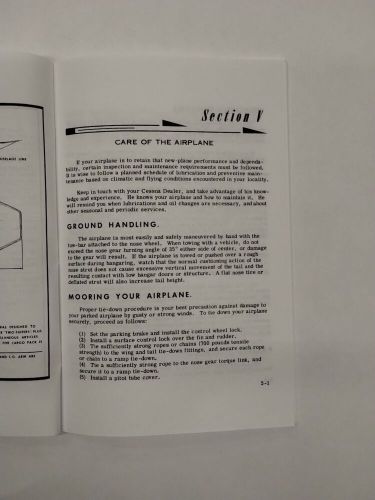 Cessna 1972 U206F Stationair Owner's Manual-Reproduction, US $9.95, image 12