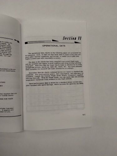 Cessna 1972 U206F Stationair Owner's Manual-Reproduction, US $9.95, image 13