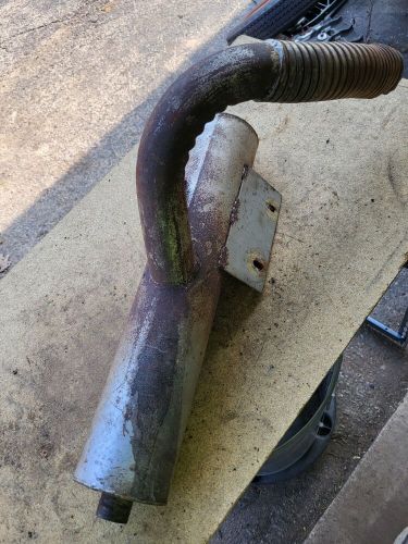 Vintage snowmobile muffler silencer exhaust unknown machine