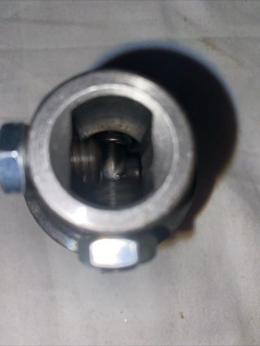 Borgeson 112164 Steering U-Joint, Stainless Steel, 5/8-36 Chrysler X 3/4 Smooth, US $74.75, image 2