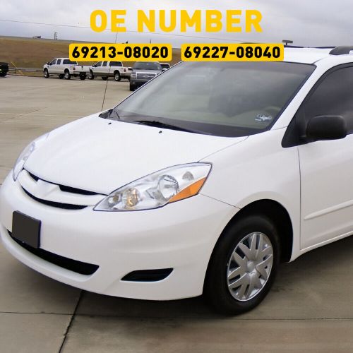 For 2004-2010 toyota sienna white rear left+right outside sliding door handle 2x