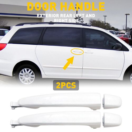 For 2004-2010 Toyota Sienna White Rear Left+Right Outside Sliding Door Handle 2X, US $17.99, image 4