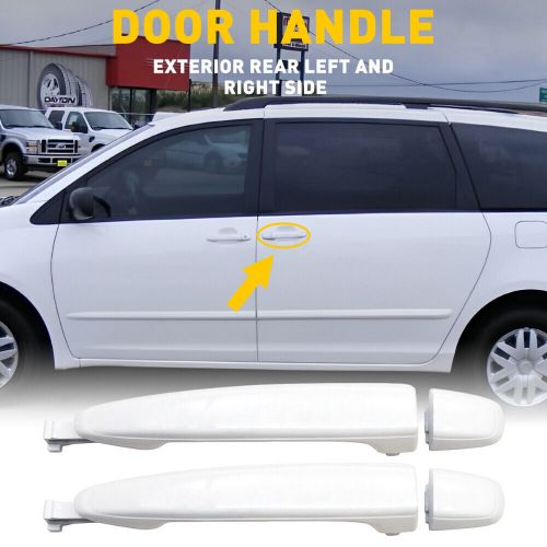 For 2004-2010 Toyota Sienna White Rear Left+Right Outside Sliding Door Handle 2X, US $17.99, image 9