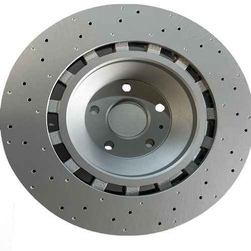 Pair Front Drilled 370mm Disc Brake Rotors For 2017 2018 2019 2020 Audi RS3, US $739.99, image 7