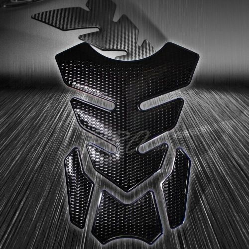 3D 4-Piece Customizable Fuel/Gas Tank Pad Decal/Sticker Perforated+Glossy Black, US $16.99, image 4