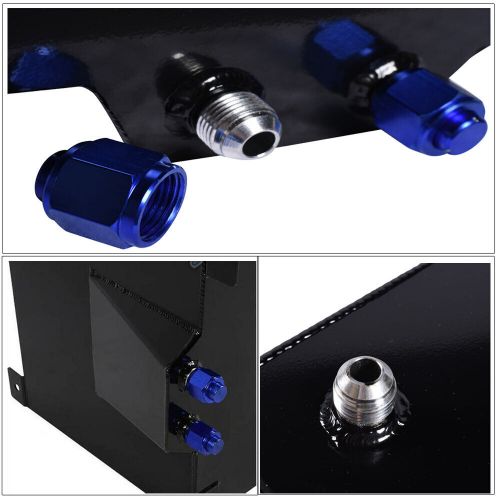 10 Gallon Lightweight Aluminum Race Drift Fuel Cell Tank+Level Sender Foam Black, US $92.53, image 4