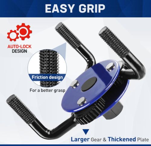 WORKPRO Universal Oil Filter Wrench Adjustable Removal Tools Oil Filter Removal., US $21.23, image 10