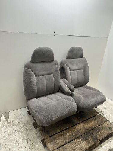 1995-1999 Chevy GMC Front Driver/Passenger Bucket Seats OEM USED CLOTH DIRTY, US $1,250.00, image 20