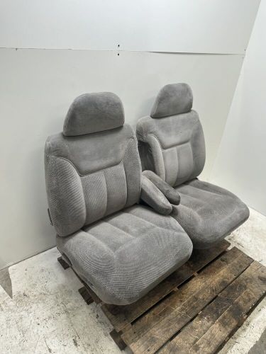 1995-1999 Chevy GMC Front Driver/Passenger Bucket Seats OEM USED CLOTH DIRTY, US $1,250.00, image 21