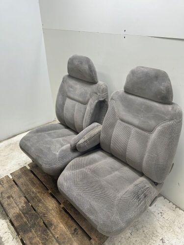 1995-1999 Chevy GMC Front Driver/Passenger Bucket Seats OEM USED CLOTH DIRTY, US $1,250.00, image 22