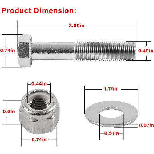 Jack Plate Bolt Kit BK-1-DP for Mounting Outboard to Jack Plate Stainless 4pcs, US $37.91, image 2