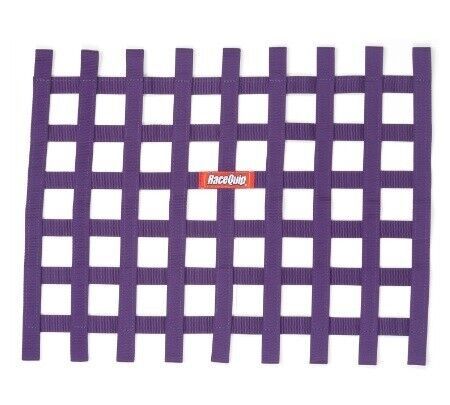 Racequip® 721055rqp window net 1 in webbing - 24 x 18 in rectangle - purple