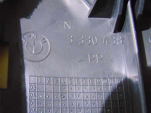 Bmw x3 seat trim panel rear drivers side 3330438 2006