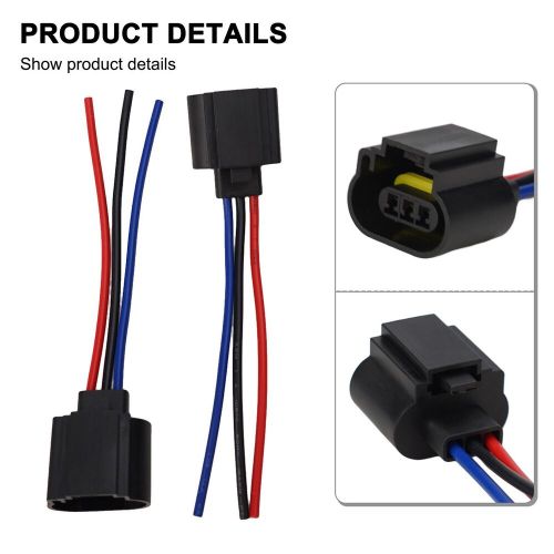 Wire Harness Adapter DC12V Female Socket H13 9008 Type Bulbs Headlight, US $9.79, image 3