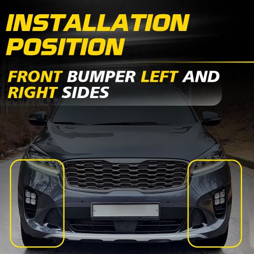 Genuine front bumper bracket left right 2016-2020 for kia sorento 86514c5000