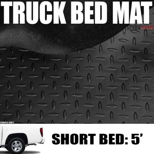 For 04-12 Colorado/Canyon 5'/60" Short Black Rubber Diamond Plate Truck Bed Mat, US $77.00, image 3