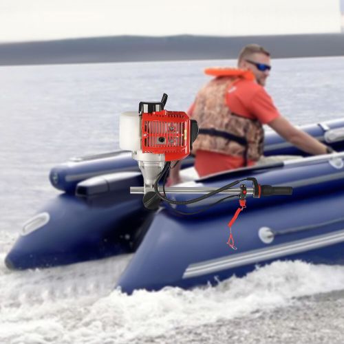 2 Stroke 2.3HP Outboard Boat Motor Engine Long Shaft Motor, Air Cooling System, US $138.69, image 19