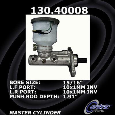 CENTRIC 131.40008 Brake Master Cylinder-C-TEK Standard Brake Master Cylinder, US $51.89, image 2