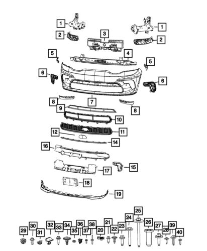 Genuine Mopar Front Energy Absorber 68533296AA, US $59.46, image 5