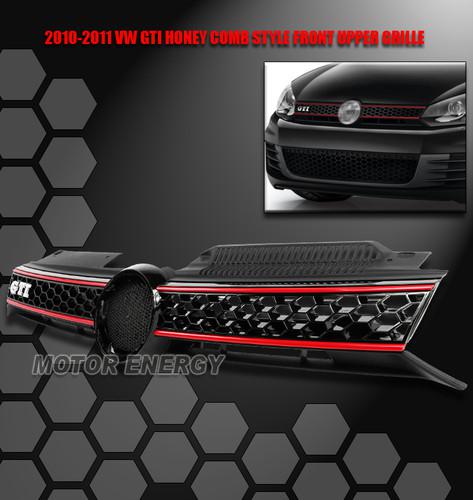 2010 2011 2012 vw golf gti jetta mk6 tdi front upper hood grille honeycomb mesh