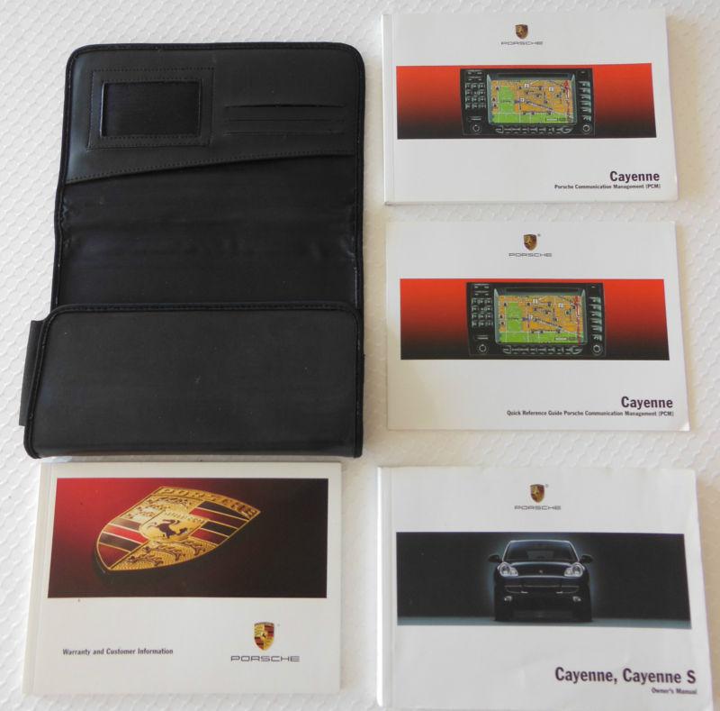 2004 porsche cayenne s owners manual / user manual  w navigation
