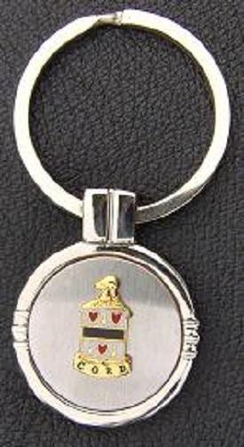 Cord - custom engraved key ring (free engraving)