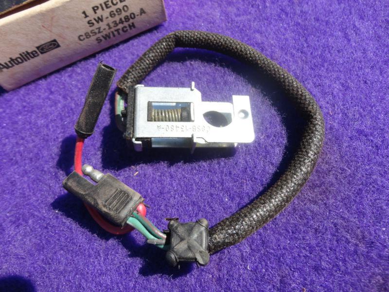 1968 ford thunderbird nos new brake light switch original fomoco c8sz 13480 a