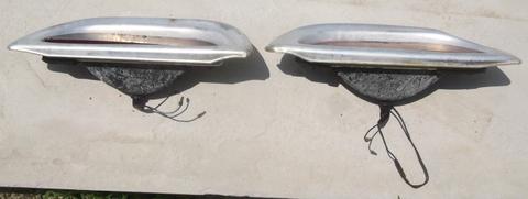 1960 60 Ford Fairlane Galaxie Tail Light Bezels Lens Pair LH RH Trim Housing OEM, US $24.99, image 9