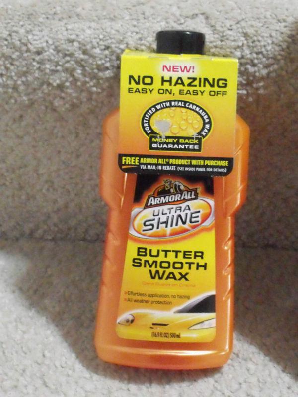 *nwt*armor all ultra shine butter smooth wax 16.9 (500ml )