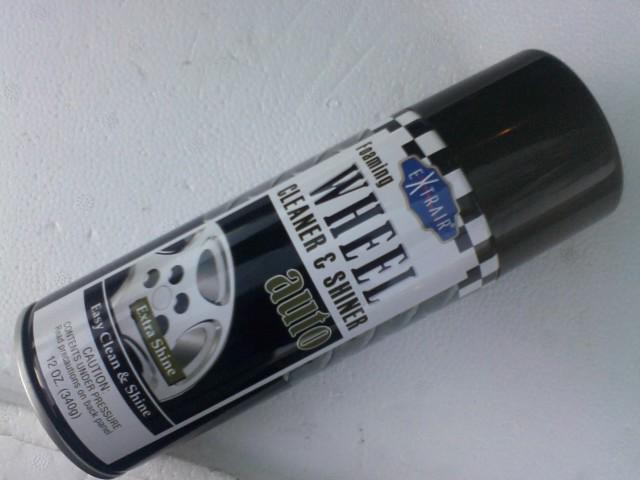 Extrair forming  wheel cleaner & shiner for auto12,oz. sku # 80265