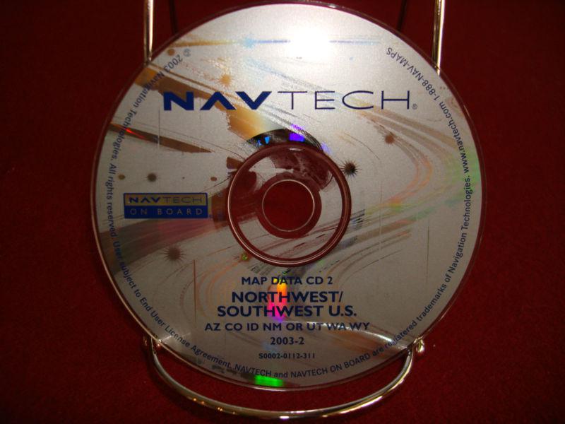 Land rover/bmw genuine navtech navigation disc/disk cd #2 northwest/southwest us