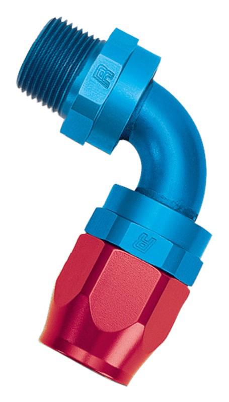Russell 612100 full flow swivel hose end; 90 deg. swivel pipe thread hose end
