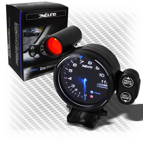 Sell 3.75" BLUE NEEDLE STEPPER MOTOR RPM TACHOMETER GAUGE W/PEAK MEMORY