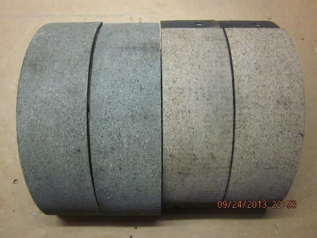 1967-71 chevy & gmc pickup heavy duty brake option front shoes 